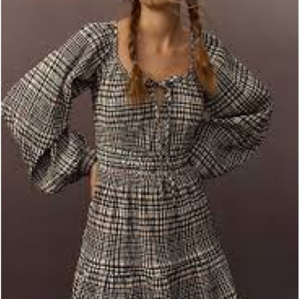 Somerset Mini Dress Puff Sleves